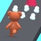 Run through obstacles and reach the end with fluffy teddy bear