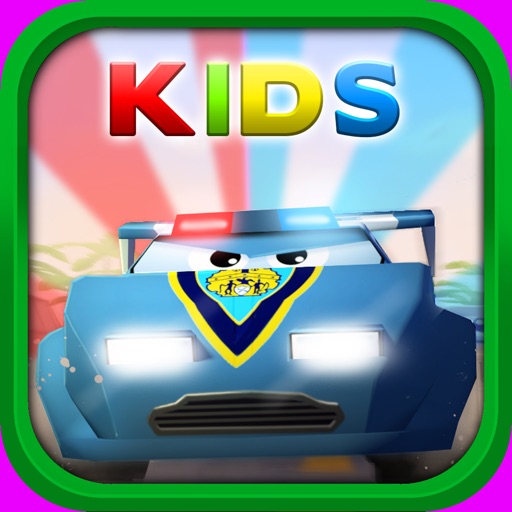 Little Police Car in Action Kids: 3D Driving Game for Kids with Cute Graphics