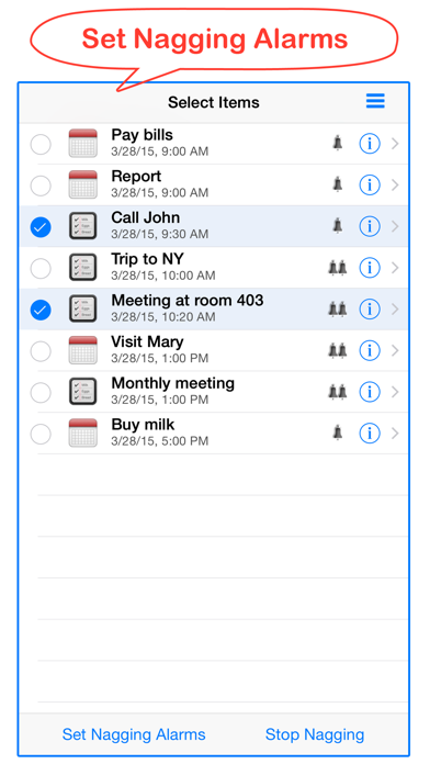 How to cancel & delete Calendar & Reminder Alarm Helper from iphone & ipad 2