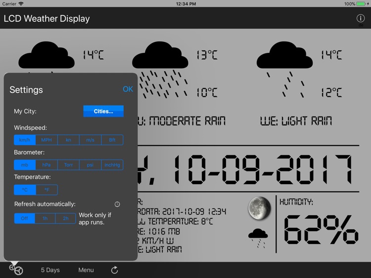 LCD Weather Display