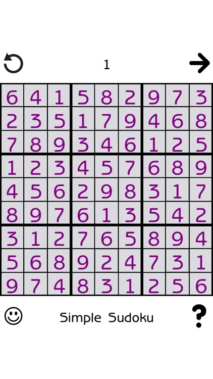 Simple Sudoku Puzzles