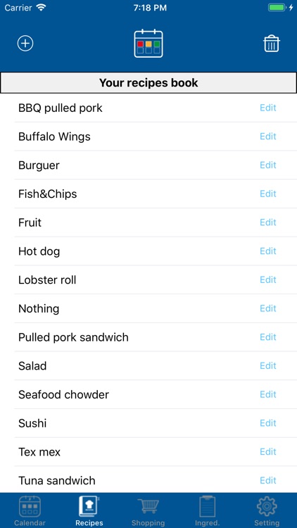 Flanning plan your meals screenshot-3