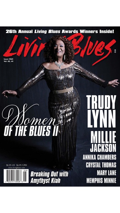 LIVING BLUES MAGAZINE screenshot1
