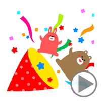 動く！お祝い＆誕生日おめでとう・キラキラ