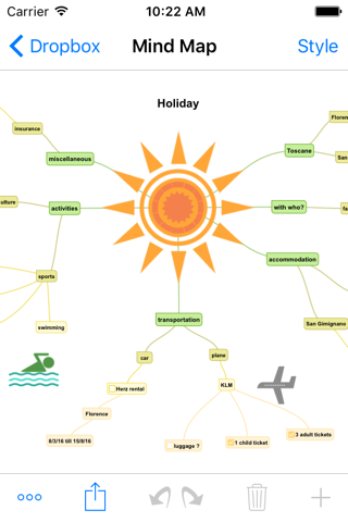 Скриншот из SimpleMind Pro - Mind Mapping