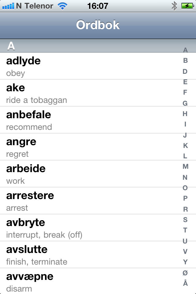 Norwegian Language Utility