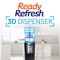 The ReadyRefresh Water Dispensers AR app allows you to place a range of sleek and modern water coolers in your home or office environment