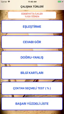 Game screenshot Edebiyatta İlkler (%100 Öğren) mod apk