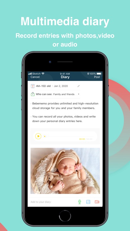 Bebememo - Baby & Family Album screenshot-4