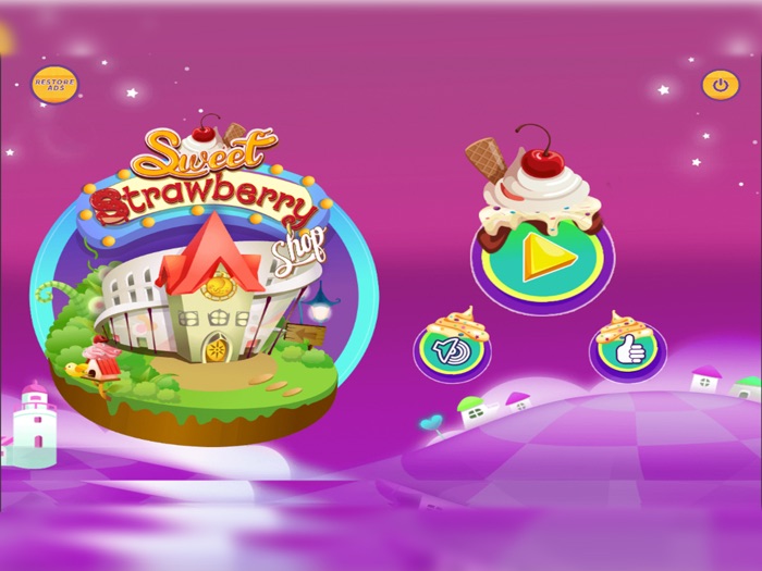 Sweet Strawberry Shop In Town