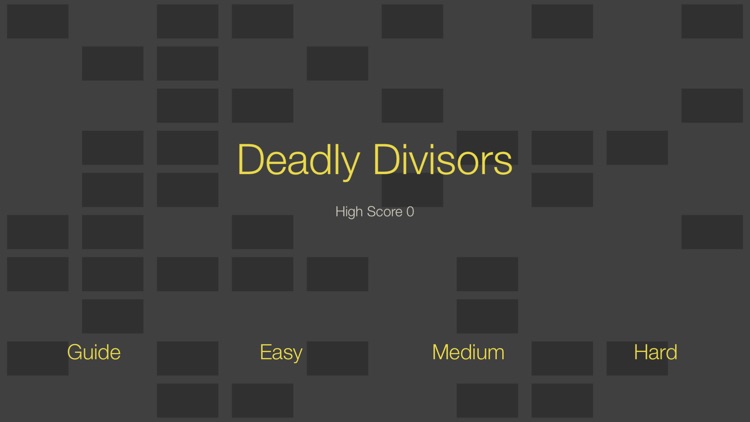 Deadly Divisors