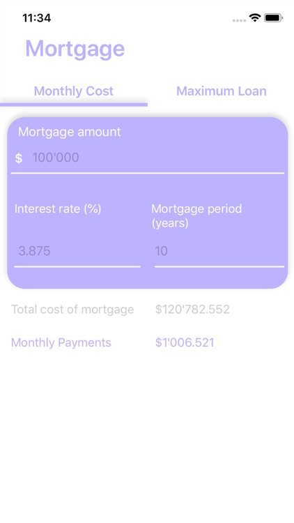 REC. - Real Estate Calculator