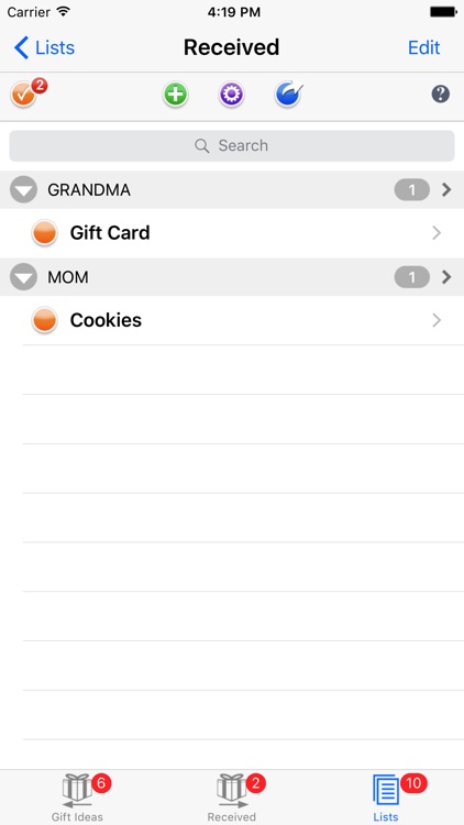 Gift List Budget Shopper screenshot-3