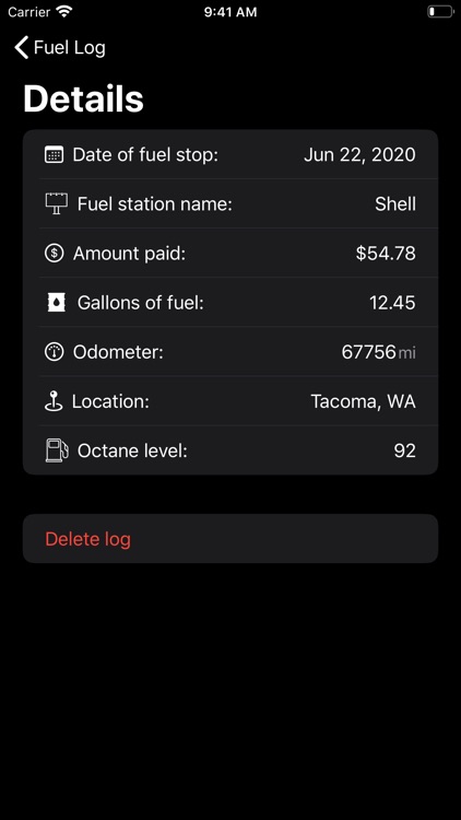 Tankd - Fuel tracking app screenshot-7