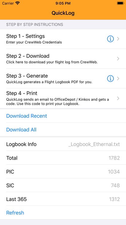 121 QuickLog