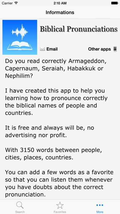 How to cancel & delete Biblical Pronunciations from iphone & ipad 3