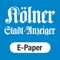 Der Kölner Stadt-Anzeiger auf dem iPad und iPhone mit Neuigkeiten aus der Region Köln, Rhein-Sieg-Bonn, Rhein-Berg, Oberberg, Rhein-Erft, Euskirchen-Eifel, Leverkusen, NRW, Deutschland und der Welt - mit der KSTA E-Paper App