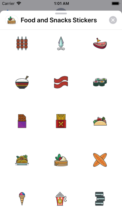 Food and Snacks Stickers screenshot 3