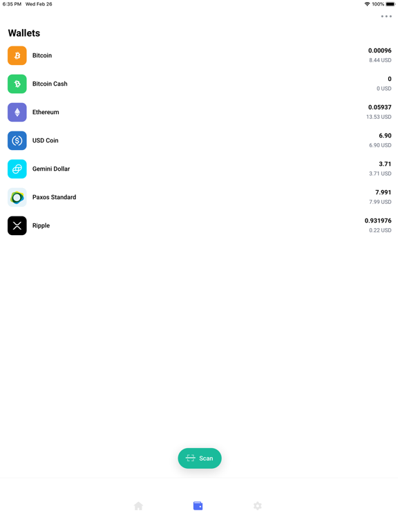 Copay Bitcoin Wallet screenshot