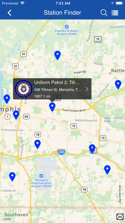 Memphis PD Wellness App