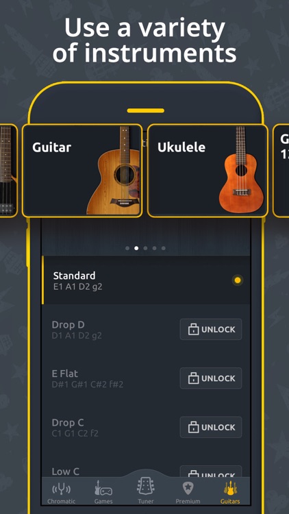 Guitar Tuner - Ukulele & Bass screenshot-3