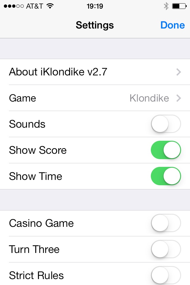 iKlondike Solitaire screenshot 4