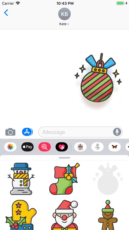 Christmas Flat Stickers Pro screenshot-3