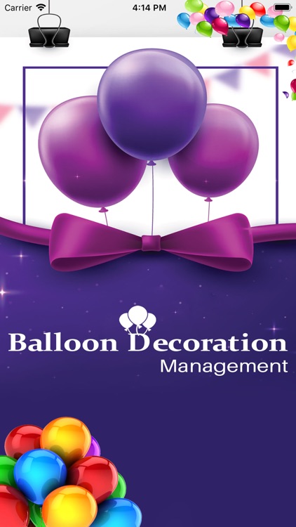 Balloon Decoration Management