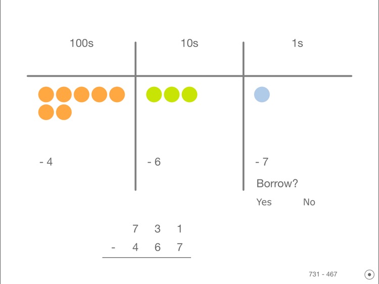 Place Value Subtraction