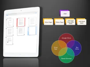 Immagine dello schermo 1 PDF Pages : Add,Move,Delete iphone