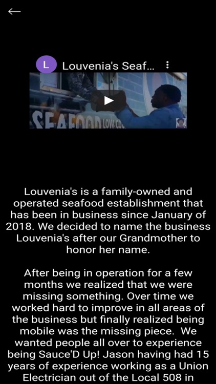 Louvenia's Seafood