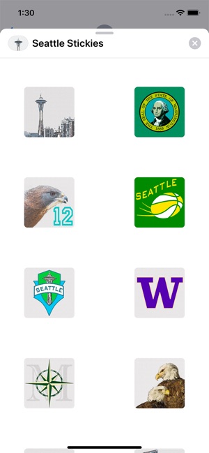 Seattle Stickies for iMessage(圖2)-速報App