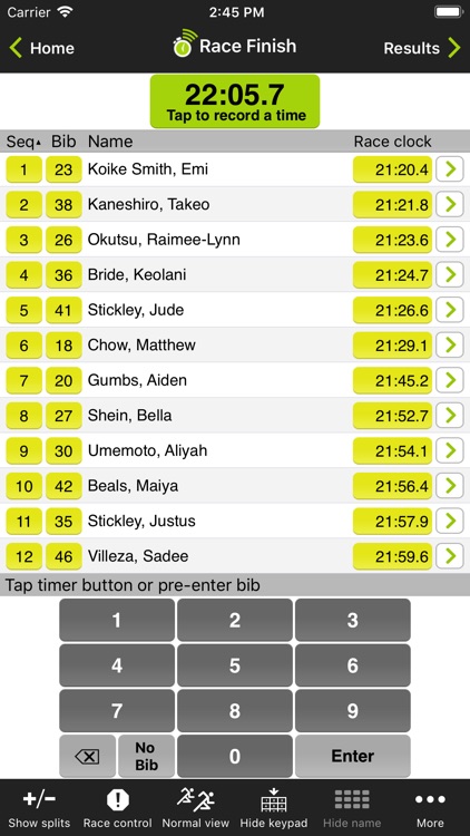 Webscorer Race Timer screenshot-4