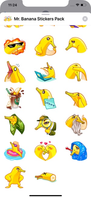 Mr. Banana Stickers Pack(圖2)-速報App