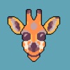 Giraffe Pixel Art Emoji