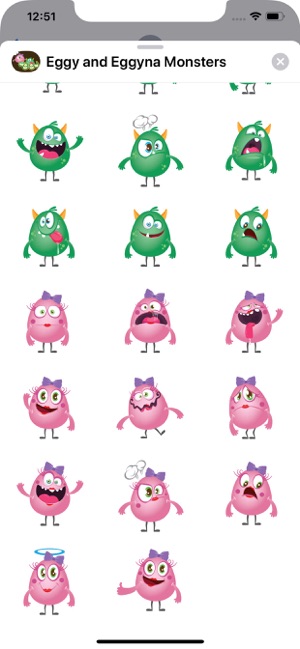 Eggy and Eggyna Monsters(圖4)-速報App