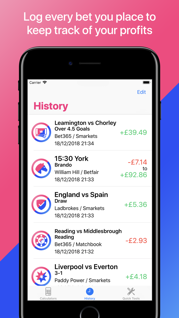 Matched Betting Calculators