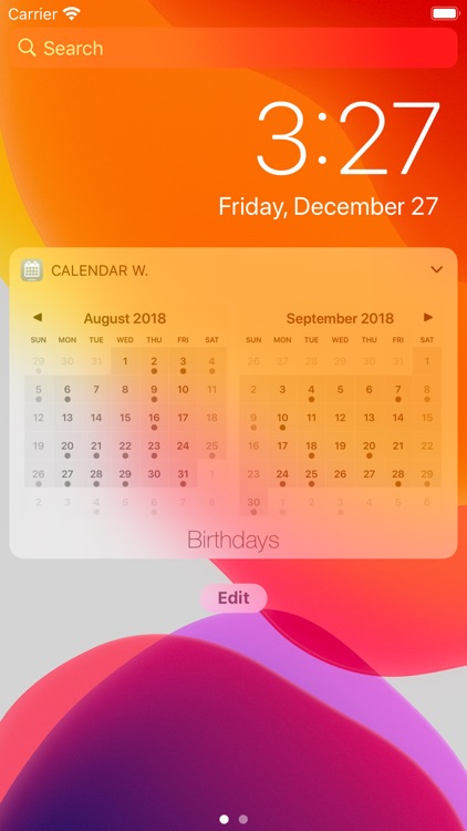 Calendar Widget