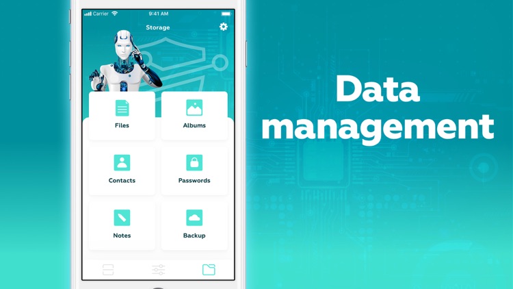 Healbot - mobile data security