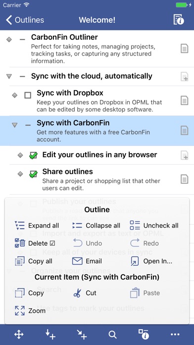 Outliner screenshot1