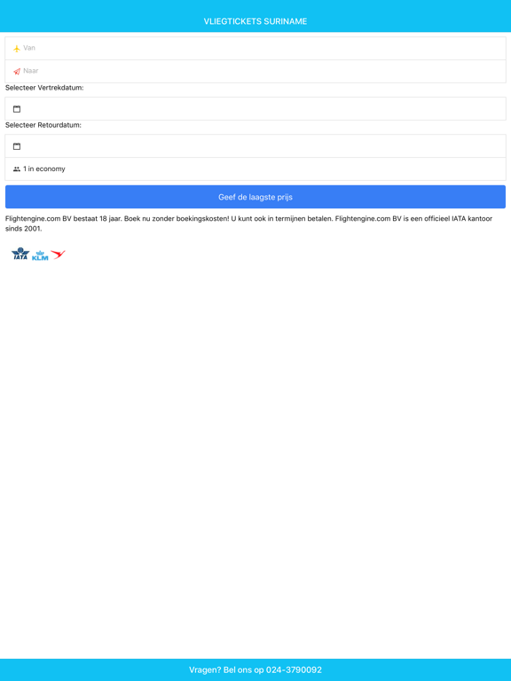 Screenshot #4 pour Suriname Vliegtickets