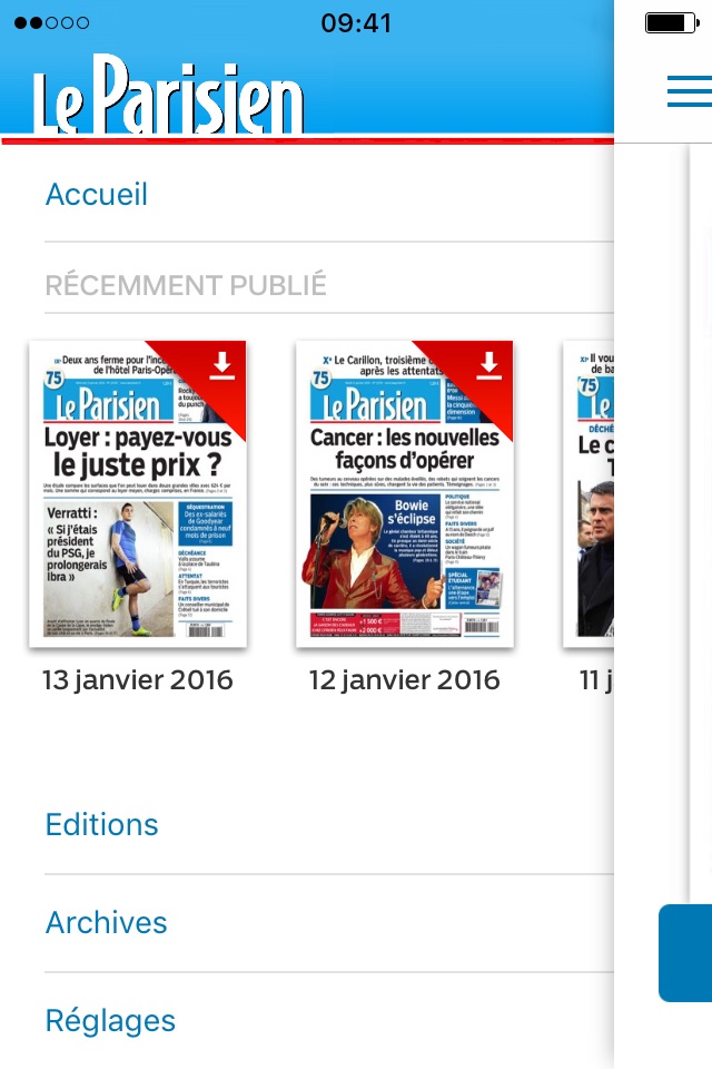 Journal Le Parisien screenshot 2