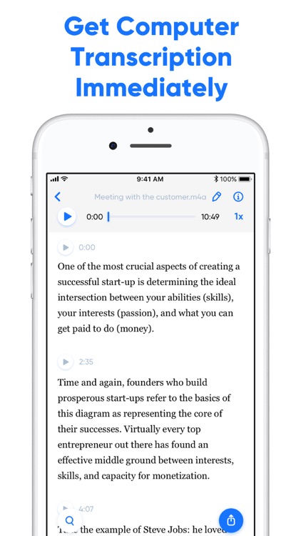 Transcribe - Speech to Text