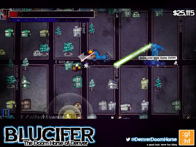 Blucifer, game for IOS