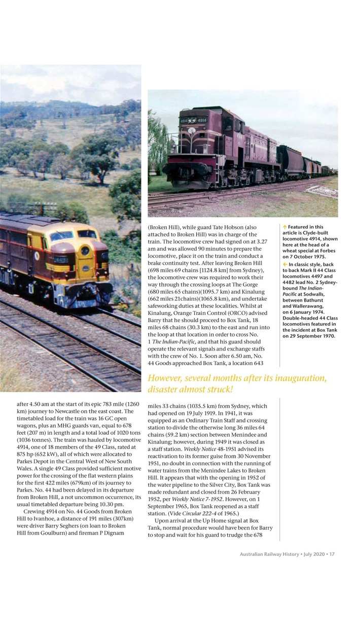 Australian Railway History