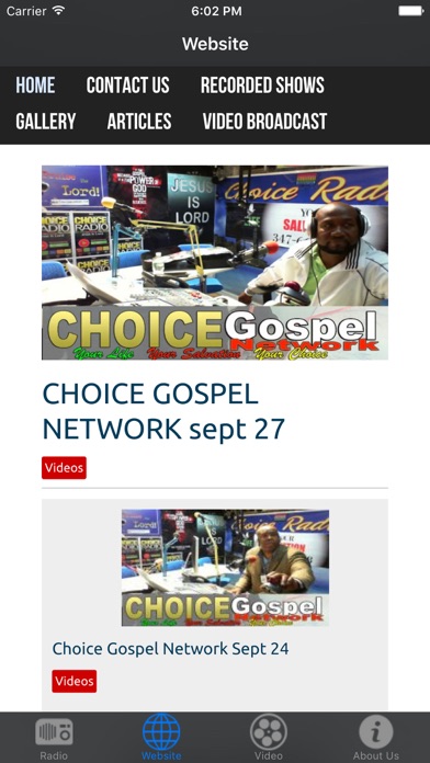 How to cancel & delete Choice Gospel Radioo from iphone & ipad 2