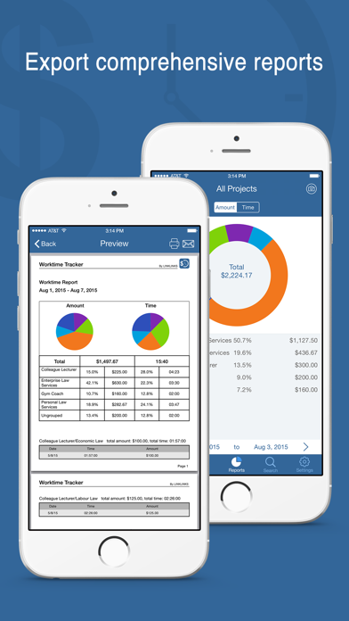Worktime Tracker Proのスクリーンショット5 Worktime Tracker Proのスクリーンショット5