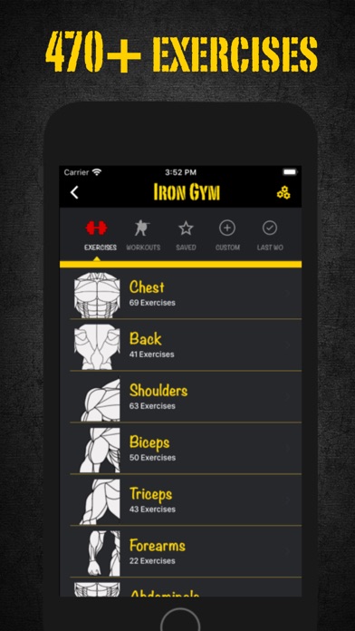 Iron Gym - Fitness Workout App screenshot 2