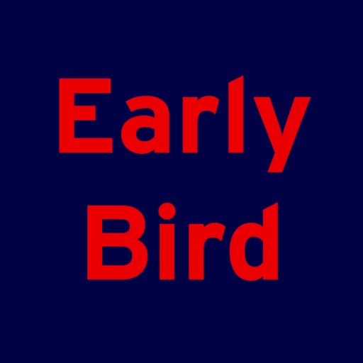 Early Bird - Book & save 33% Icon