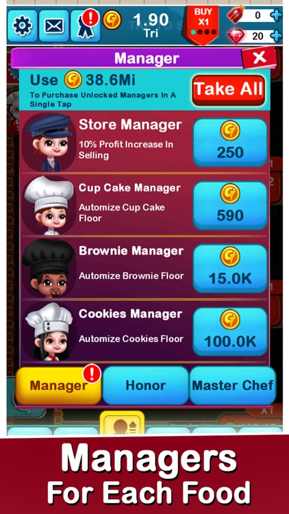 Idle Food Factory Clicker Game